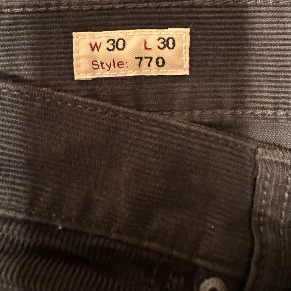 J.Crew Mens corduroy straight fit pants 30 x 30 - Picture 4 of 4